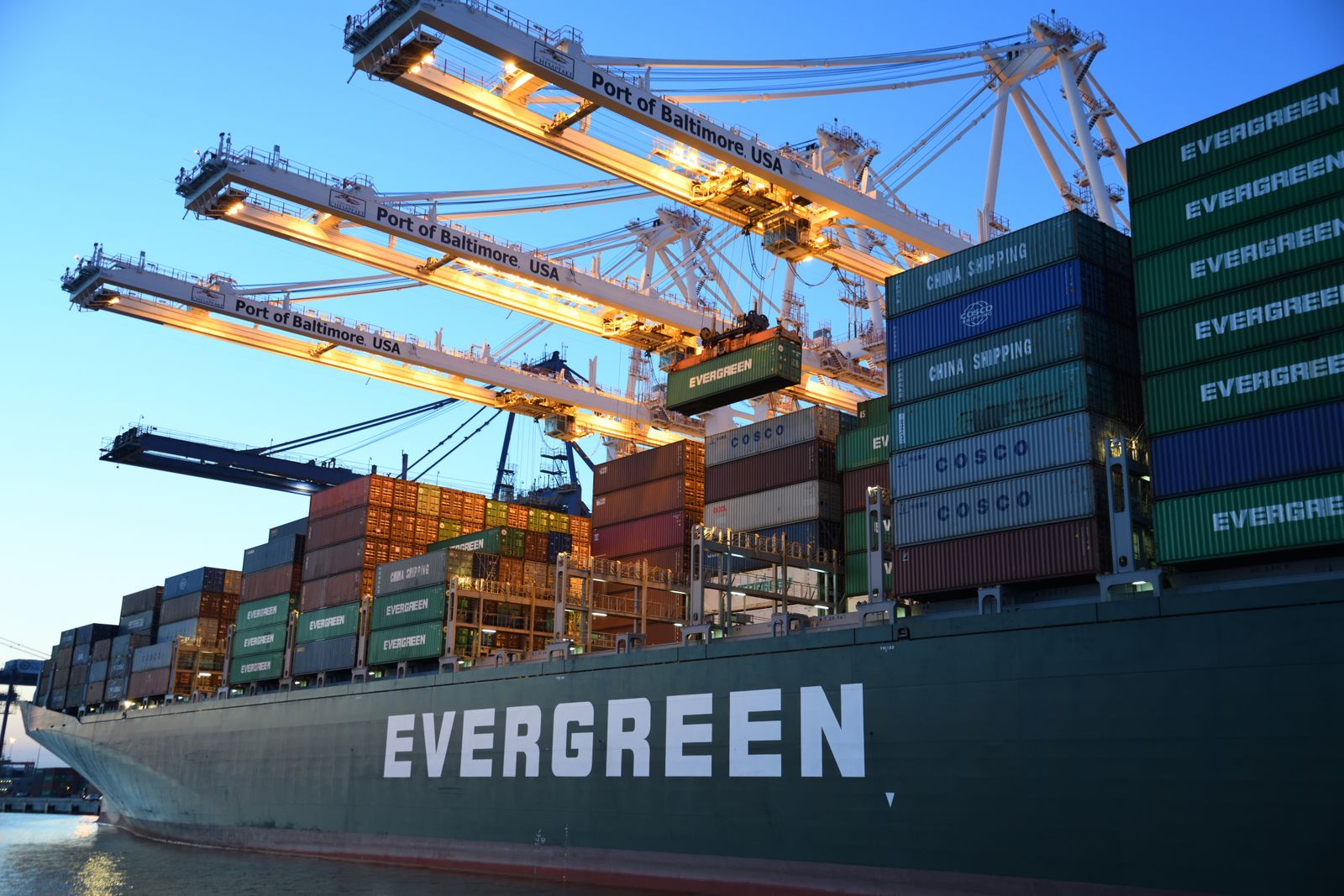 Port and container handling equipment served by Deepa Traders.