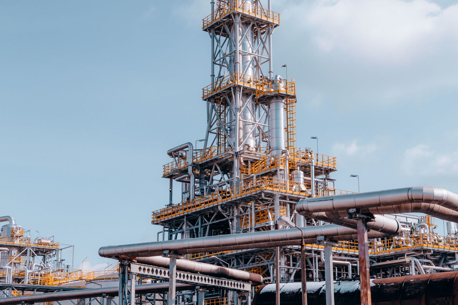 A refinery — the Balakatipalla counter sits opposite the MRPL Cargo Gate.